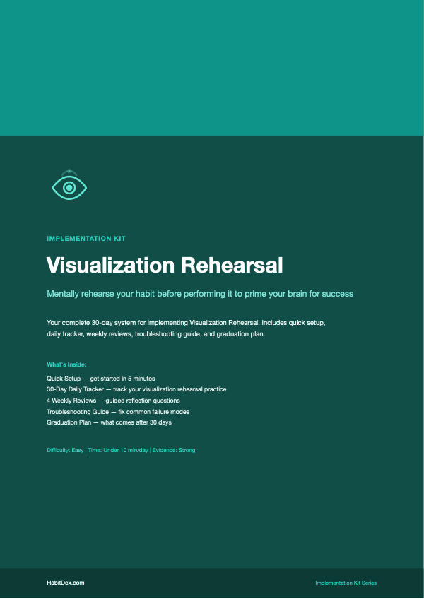 Visualization Rehearsal Implementation Kit — PDF cover page