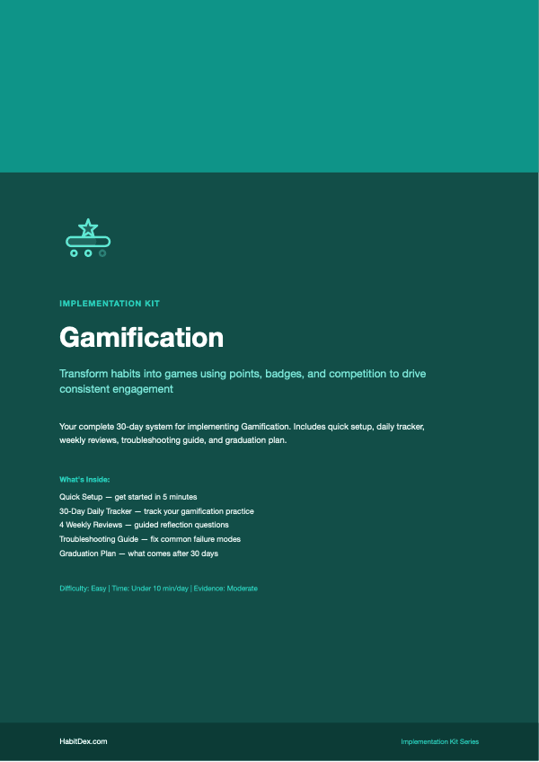 Gamification Implementation Kit — PDF cover page